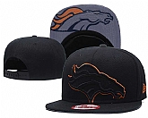 Broncos Team Logo Full Black Adjustable Hat GS,baseball caps,new era cap wholesale,wholesale hats